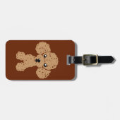 かわいいトイプードル GEPÄCKANHÄNGER (Vorderseite horizontal)