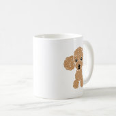 かわいいトイプードル KAFFEETASSE (VorderseiteRechts)