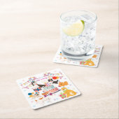 かわいい犬がいっぱい♡ピンクのバースデーパーティー RECHTECKIGER PAPPUNTERSETZER (Vor Ort)