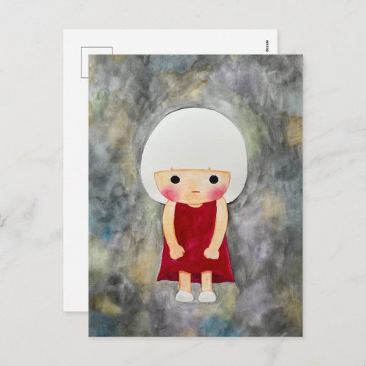 きっとだいじょうぶ FEIERTAGSPOSTKARTE (Vorne/Hinten)