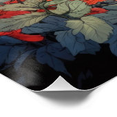 きれいな色とりどりの花 POSTER (Ecke)