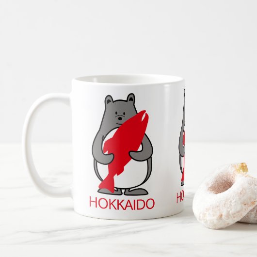 くまぺん HOKKAIDO KAFFEETASSE (Mit Donut)