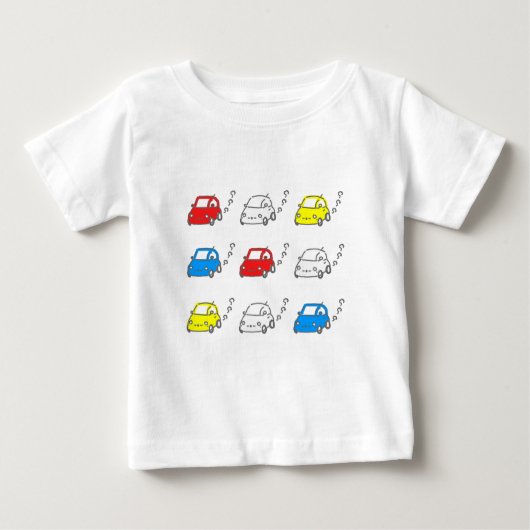 くるま・クルマ・車 BABY T-SHIRT (Vorderseite)