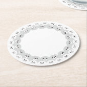 ぐるっとあにまる「カワイイアザラシ親子」 RUNDER PAPPUNTERSETZER (Angewinkelt)