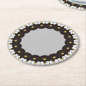 ぐるっとあにまる「カワイイペンギン親子」 RUNDER PAPPUNTERSETZER (Angewinkelt)