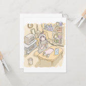 さいくくじ　お部屋 KARTE (Vorderseite/Rückseite Beispiel)