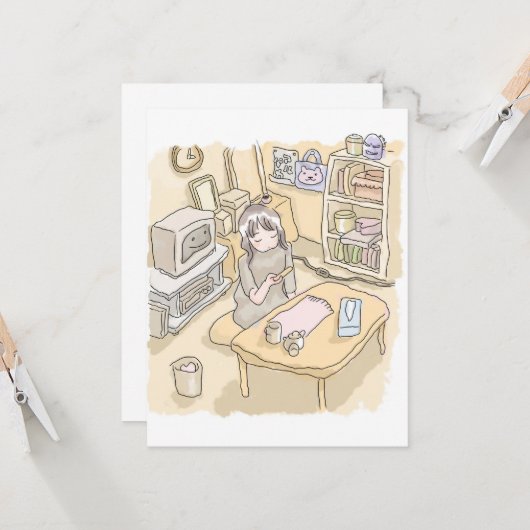 さいくくじ お部屋 KARTE (Vorderseite/Rückseite Beispiel)