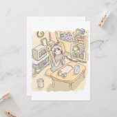 さいくくじ お部屋 KARTE (Vorderseite/Rückseite Beispiel)