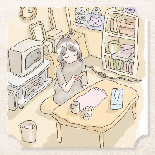 さいくくじ　お部屋 UNTERSETZER (Vorderseite)
