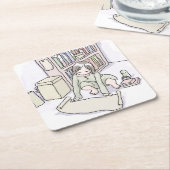 さいくにじ RECHTECKIGER PAPPUNTERSETZER (angewinkelt)