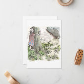 さいれくじ MITTEILUNGSKARTE (Vorderseite/Rückseite Beispiel)