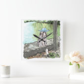 さいれなじ QUADRATISCHE WANDUHR (Zuhause)