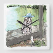 さいれなじ QUADRATISCHE WANDUHR (Vorderseite)