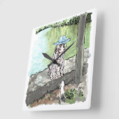 さいれなじ QUADRATISCHE WANDUHR (Winkel)