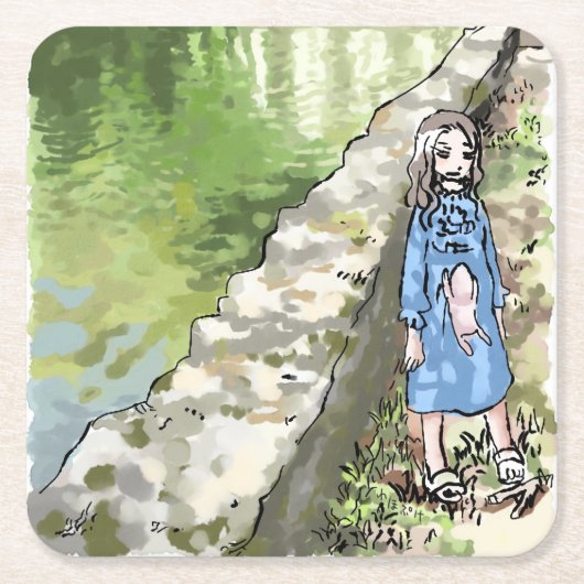 さいれれじ RECHTECKIGER PAPPUNTERSETZER (Vorderseite)