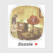 さくさやじ AUFKLEBER (Blatt)