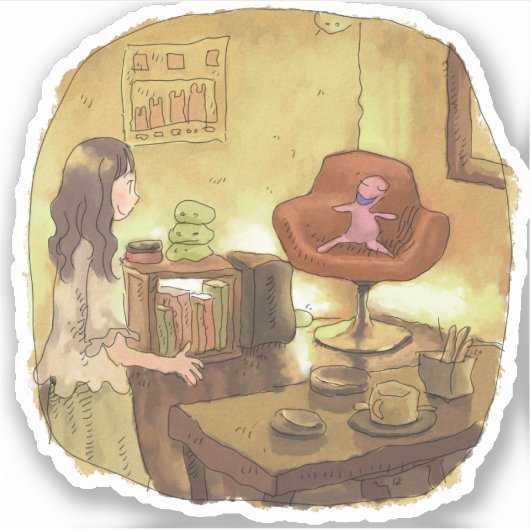 さくさやじ AUFKLEBER (Vorderseite)