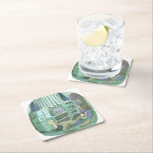 さくされじ RECHTECKIGER PAPPUNTERSETZER (Vor Ort)