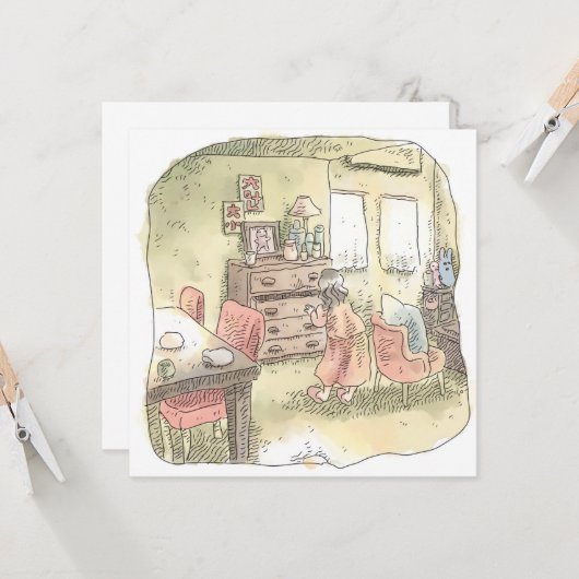 さなくくじ KARTE (Vorderseite/Rückseite Beispiel)