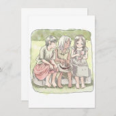 さなにやじ MITTEILUNGSKARTE (Vorne/Hinten)