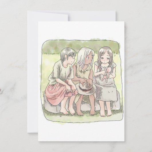 さなにやじ MITTEILUNGSKARTE (Vorderseite)