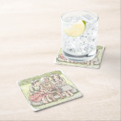 さなにやじ RECHTECKIGER PAPPUNTERSETZER (Vor Ort)