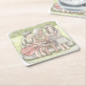 さなにやじ RECHTECKIGER PAPPUNTERSETZER (angewinkelt)