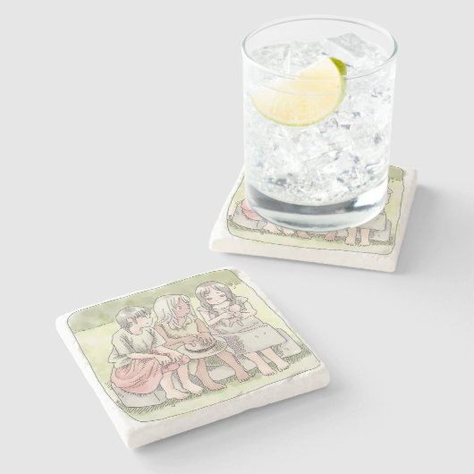 さなにやじ STEINUNTERSETZER (Seitenansicht)