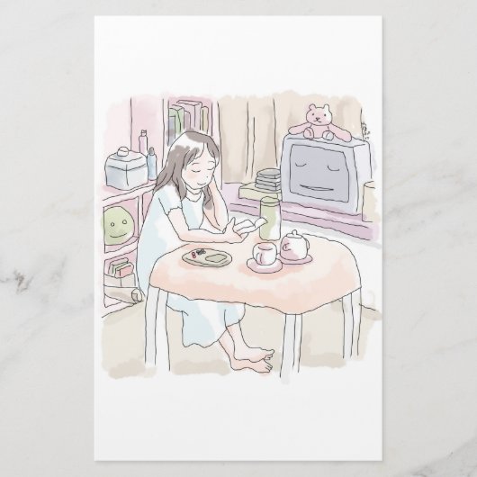 さにいさじ　座る BRIEFPAPIER (Vorderseite)