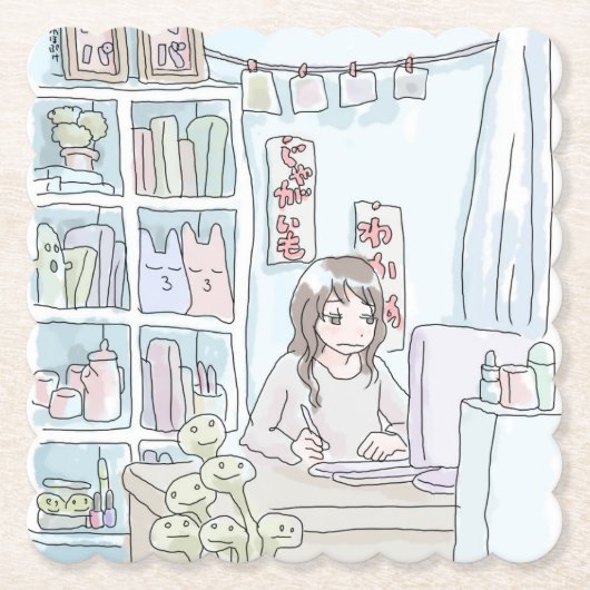 さにいしじ 雑貨棚 UNTERSETZER (Vorderseite)