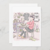 さにごくじ MITTEILUNGSKARTE (Vorne/Hinten)