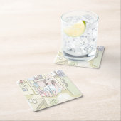 さにささじ RECHTECKIGER PAPPUNTERSETZER (Vor Ort)