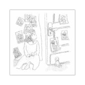 さにしやじ GUMMISTEMPEL (Prägung)