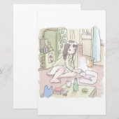 さにになじ BRIEFPAPIER (Vorne/Hinten)