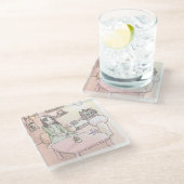 さにれいじ　淡いお部屋と GLASUNTERSETZER (Schrägansicht)