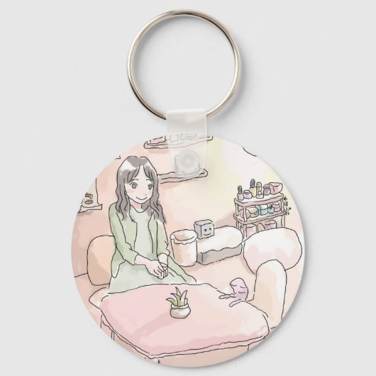 さにれいじ 淡いお部屋と SCHLÜSSELANHÄNGER (Vorderseite)