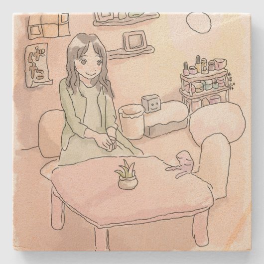 さにれいじ　淡いお部屋と STEINUNTERSETZER (Vorderseite)