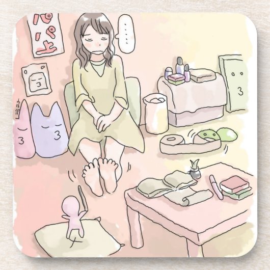 さにれさじ GETRÄNKEUNTERSETZER (Vorderseite)