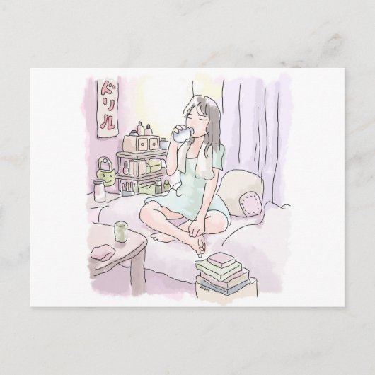 さにれなじ ごくごく POSTKARTE (Vorderseite)