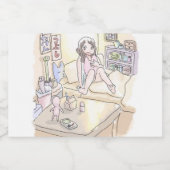 さにれむじ LEBENSMITTELETIKETT (Einzelnes Label)