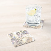 さにれむじ RECHTECKIGER PAPPUNTERSETZER (Vor Ort)