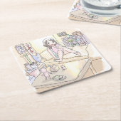 さにれむじ RECHTECKIGER PAPPUNTERSETZER (angewinkelt)