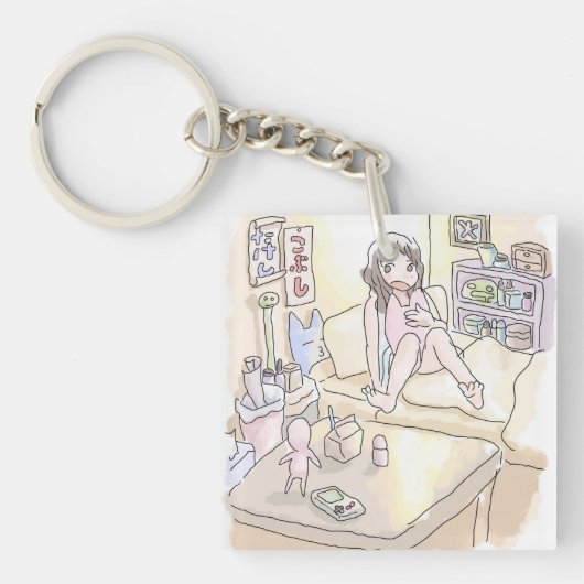 さにれむじ SCHLÜSSELANHÄNGER (Vorderseite)