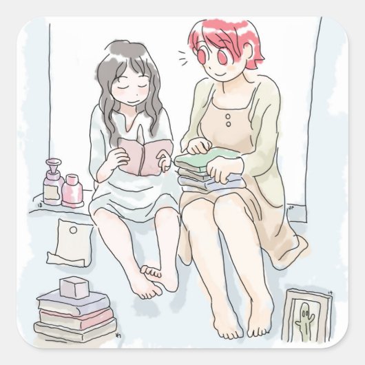 さむごなじ QUADRATISCHER AUFKLEBER (Vorderseite)