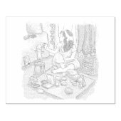 さむされじ GUMMISTEMPEL (Prägung)