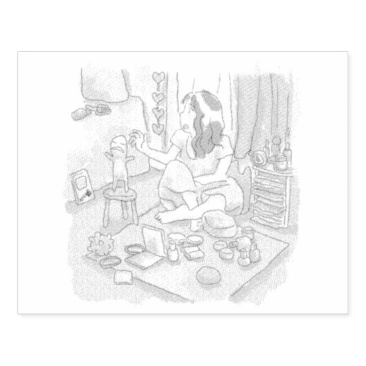 さむされじ GUMMISTEMPEL (Prägung)