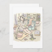 さむなしじ MITTEILUNGSKARTE (Vorne/Hinten)