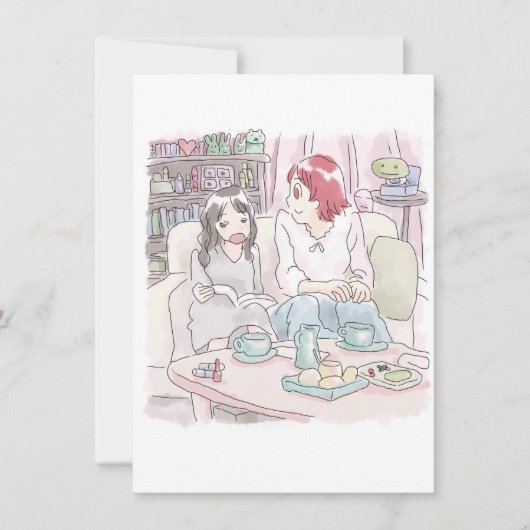 さむにしじ MITTEILUNGSKARTE (Vorderseite)