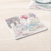 さむにしじ RECHTECKIGER PAPPUNTERSETZER (angewinkelt)