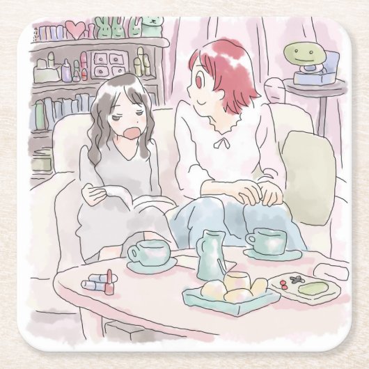 さむにしじ RECHTECKIGER PAPPUNTERSETZER (Vorderseite)